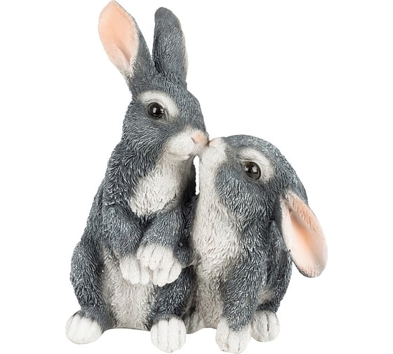 Изображение товара Садовая фигурка PARK Зайчата целуются высота 23 см 169453