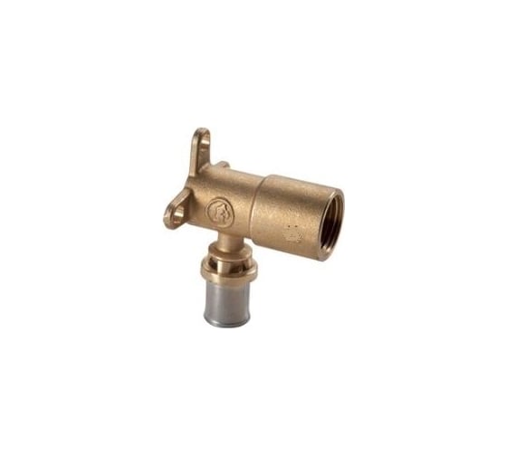 Изображение товара Угольник Giacomini 90, В, 3/4, 26x3, латунь, с кронштейном RM139Y049