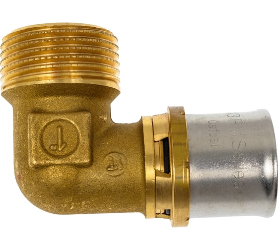 Изображение товара Угольник Giacomini 90, Н, 1, 26x3, латунь RM127Y058