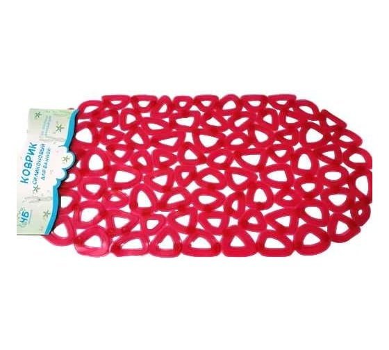 Изображение товара Коврик для ванной комнаты Чисто Быстро Камни силиконовый, размер 65x34 Chb0005 ХВ4898