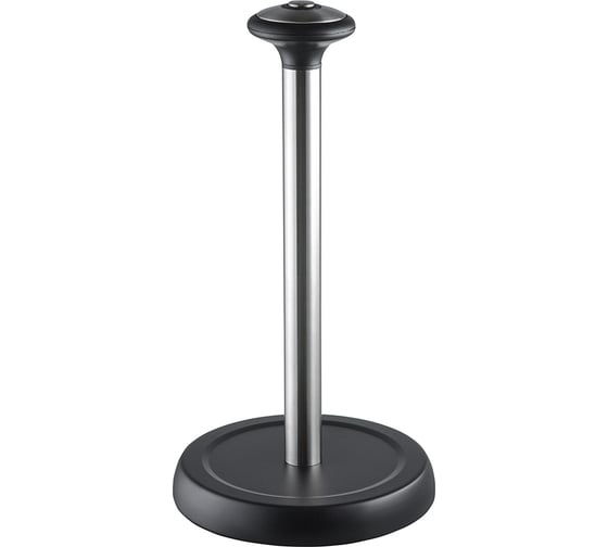 Изображение товара Держатель для бумажных полотенец Smart Solutions Mio 19.5x37 см, черный/хром SS-PTH-IR-BLK-19.5-35.5