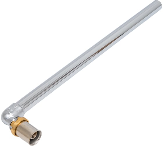 Изображение товара Угольник Giacomini 90, 16x16, латунь, с медной хромированной трубкой RM128X034