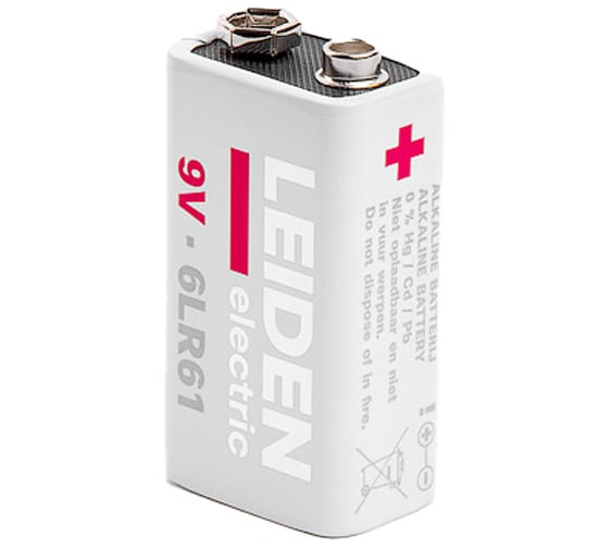 Изображение товара Батарейка LEIDEN ELECTRIC 6LR61 9 V алкалиновая 808003
