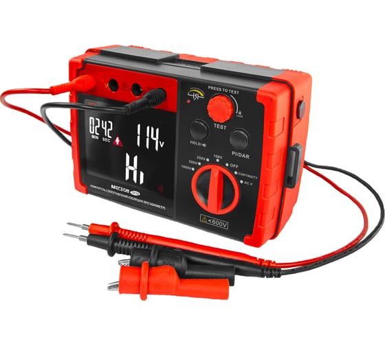 Изображение товара Измеритель сопротивления изоляции МЕГЕОН 13170 к0000038156