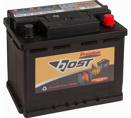 Изображение товара Аккумулятор BOST PREMIUM 56513 65R 650A, 242x175x190 451153