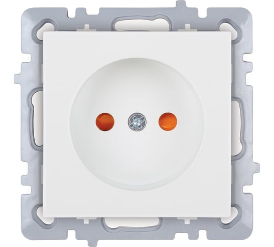 Изображение товара Механизм 1-местной розетки Nilson СУ с защитной шторкой, moda-advantage белый, 20112416