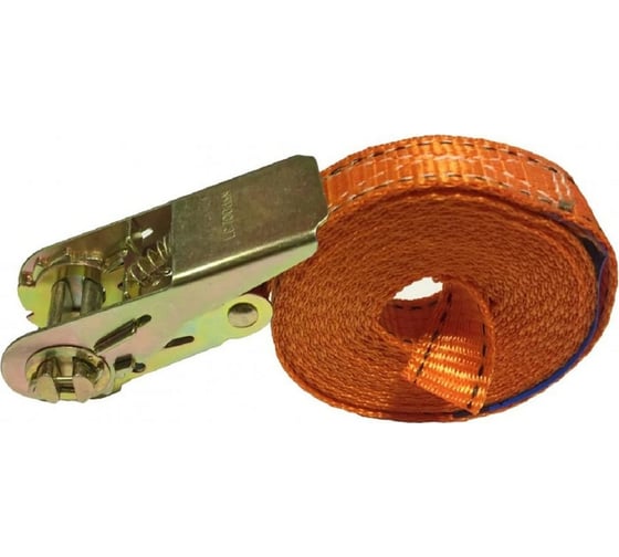 Изображение товара Стяжка (ремень) крепления груза Дали-Авто кольцевая, (5 м, 25 мм) 0,5-0,9 тонн (лента + механизм без крючков) DA-01593