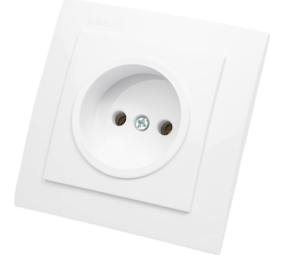 Изображение товара 1-местная розетка Nilson СУ, TOURAN-ALEGRA-THOR, белый 24111015