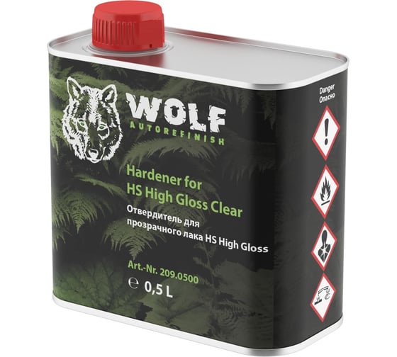 Изображение товара Отвердитель для лака WOLF HS High Gloss, 0,5л 209.0500