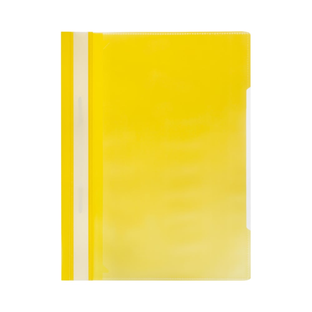 Пластиковый скоросшиватель Attache блок с липким краем 76 мм х 76 мм 80 листов флуоресцентный желтый