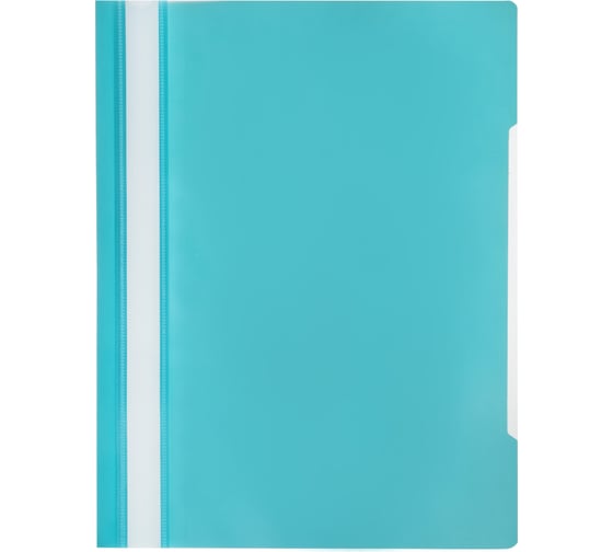 Изображение товара Пластиковый скоросшиватель Attache Элементари до 100 листов бирюзовый 10 шт в упаковке 1547359