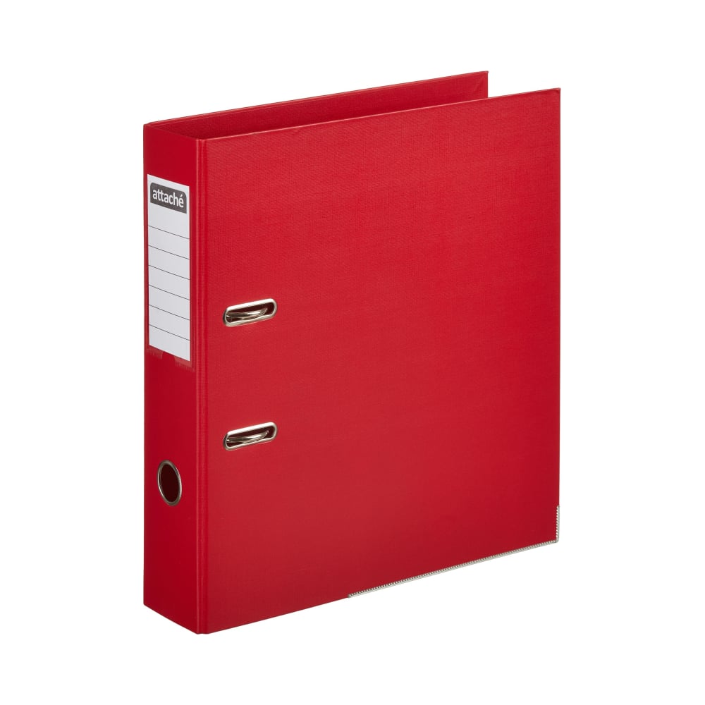 Папка-регистратор Attache удостоверение 100 х 65 мм calligrata жёсткая обложка бумвинил красный