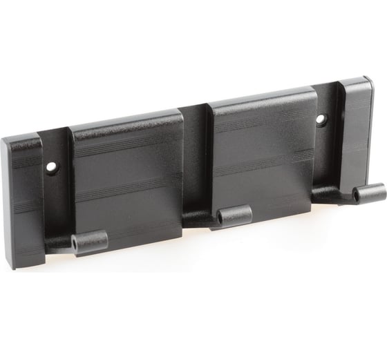 Изображение товара Настенная вешалка Brante flip 3 крючка, черный/черный 112112