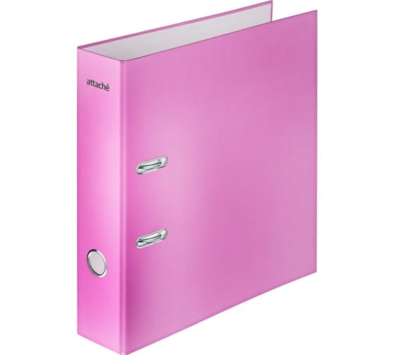 Изображение товара Папка-регистратор Attache Neon 75 мм розовая 1625410