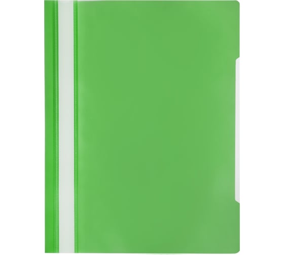 Изображение товара Пластиковый скоросшиватель Attache Элементари до 100 листов зеленый 10 шт в упаковке 1547356