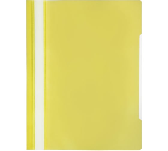 Изображение товара Пластиковый скоросшиватель Attache Элементари до 100 листов желтый 10 шт в упаковке 1547353
