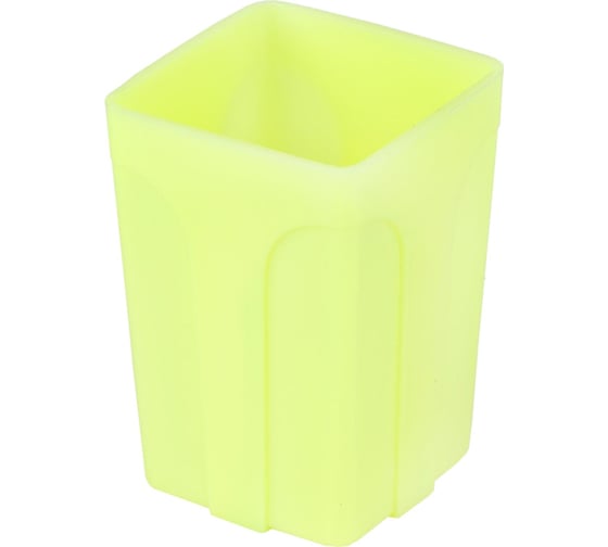 Изображение товара Подставка-стакан для канцелярских мелочей Attache Neon желтая 1639016