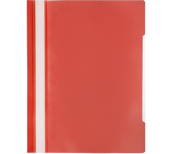 Изображение товара Пластиковый скоросшиватель Attache Элементари до 100 листов красный 10 шт в упаковке 1547355