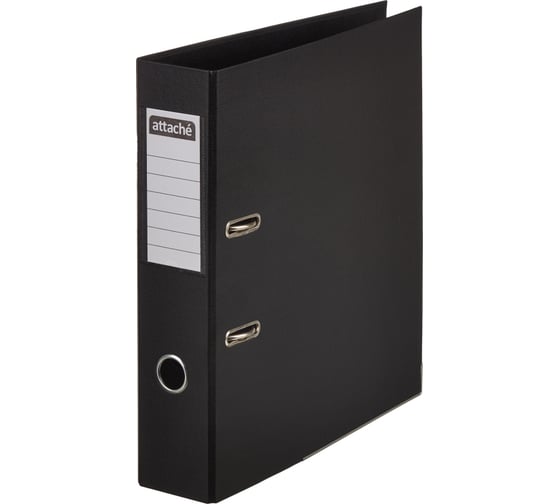 Изображение товара Папка-регистратор Attache А4 75 мм черная 1624727