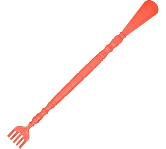 Изображение товара Рожок для обуви МУЛЬТИДОМ с чесалкой, общая длина 45 см, 4 цвета МГ56-73