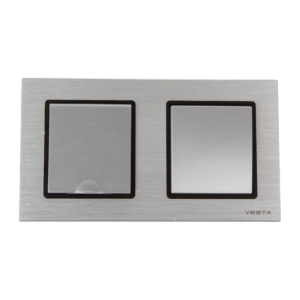 Одноклавишный выключатель + розетка Vesta Electric Комплект-2 FRM050207SER