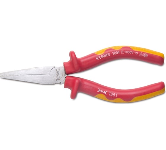 Изображение товара Диэлектрические плоскогубцы BM Group 160 мм BM-1251