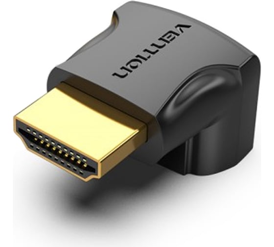 Изображение товара Адаптер-переходник VENTION HDMI v2.0 19M/19F угол 90 AIOB0
