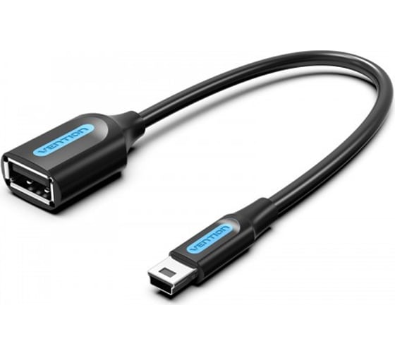 Изображение товара Адаптер переходник VENTION OTG USB 2.0 AF/mini B 5pin - 0.15м CCTBB