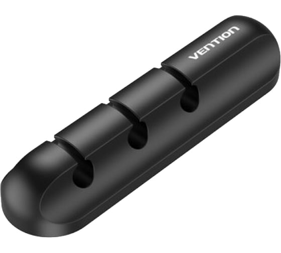 Изображение товара Органайзер для проводов VENTION на 3 порта, черный KBTB0