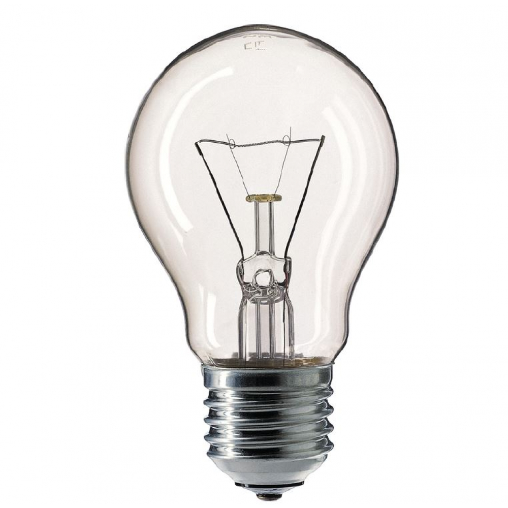 Купить Лампа накаливания PHILIPS, A55 60W E27 230V CL