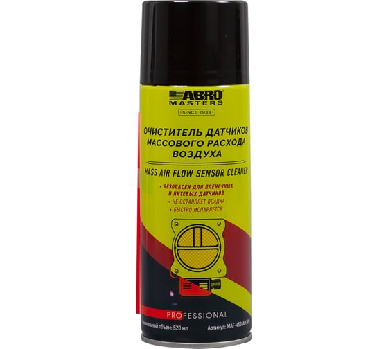 Изображение товара Очиститель датчиков массового расхода воздуха ABRO 450 мл MAF-450-AM-RW