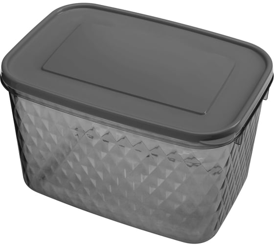 Изображение товара Контейнер для замораживания и хранения продуктов Phibo КРИСТАЛЛ 1,7 л, черный 433142013