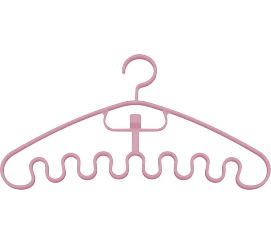 Изображение товара Вешалка-плечики МУЛЬТИДОМ Волна размер 44-46, 2 цвета VL26-92