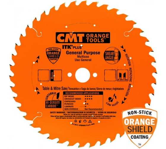 Изображение товара Диск пильный по дереву (235х30/25х2,4/1,6 мм; Z36) CMT 271.235.36M