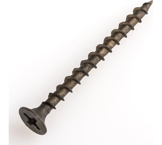 Изображение товара Саморезы черные по гипроку к дереву (100 штук, 3.5 х 45) ХВАТ 22045-0