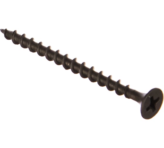 Изображение товара Саморезы черные по гипроку к дереву (100 штук, 3.5 х 51) ХВАТ 22051-0