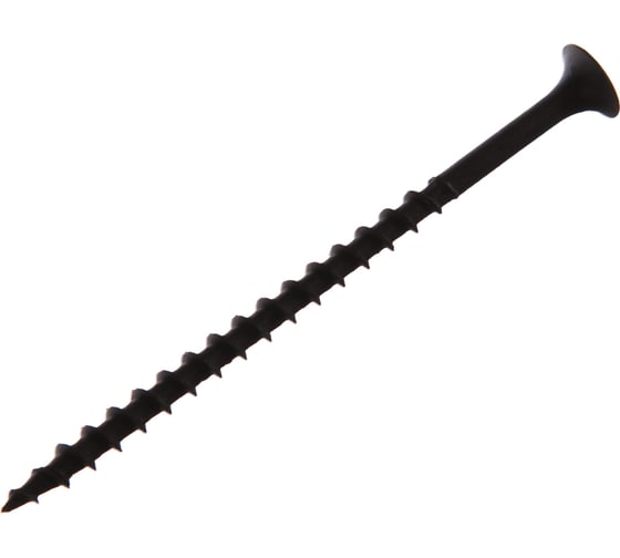 Изображение товара Саморезы черные по гипроку к дереву (100 штук, 3.8 х 70, 4.2 х 70) ХВАТ 22270-0