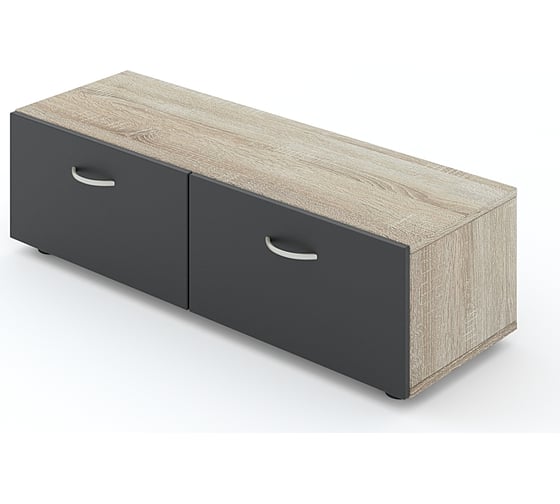 Изображение товара Тумба ТВ ФЕЛИКС МАРКЕТПЛЕЙС МКП-ТМТВ102x35-В1-1251 Дуб Сонома/Антрацит пк-мкп-тмтв102х35-в1-1251