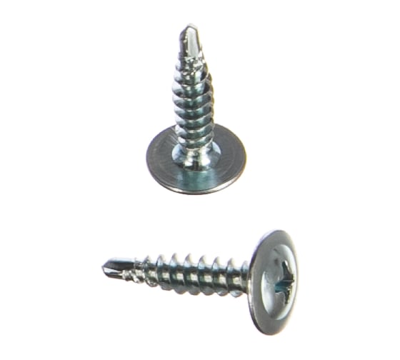 Изображение товара Саморезы для листовых пластин, наконечник-сверло (100 штук, 4.2 х 19) ХВАТ 22819-0