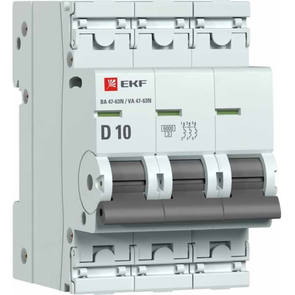 Автоматический выключатель EKF автоматический выключатель tdm electric ва47 63 1p c50 а 4 5 ка sq0218 0008