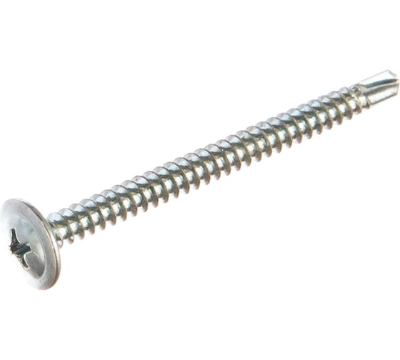 Изображение товара Саморезы для листовых пластин, наконечник-сверло (100 штук, 4.2 х 51) ХВАТ 22851-0