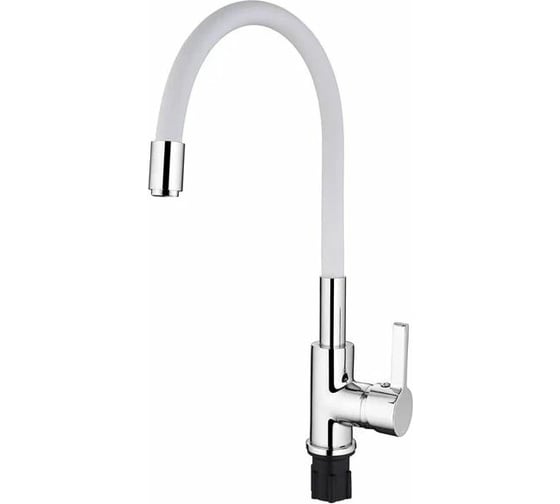 Изображение товара Смеситель для кухни ESKO Coral с R-изливом, белый CL519W