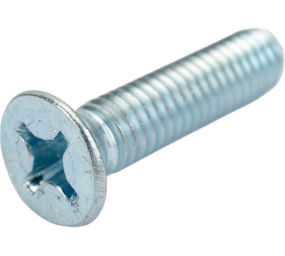 Изображение товара Винт с потайной головкой Невский Крепеж DIN 965 цинк, M6x25, 1 кг 830437
