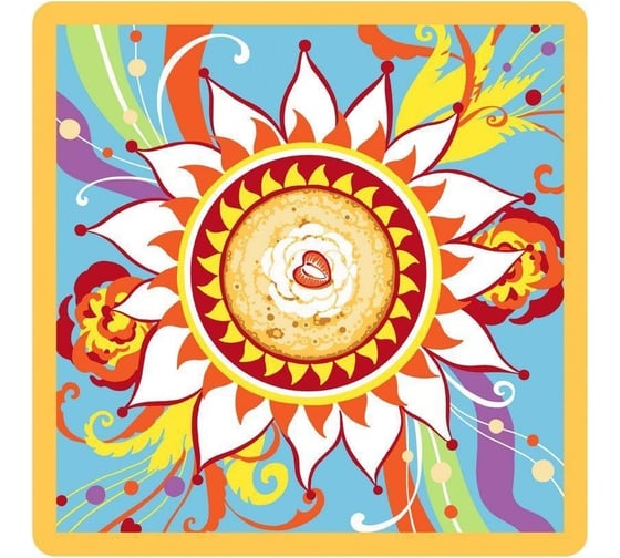 Изображение товара Прихватка МУЛЬТИДОМ Широкая Масленица 16x16 см, 4 дизайна HN22-240