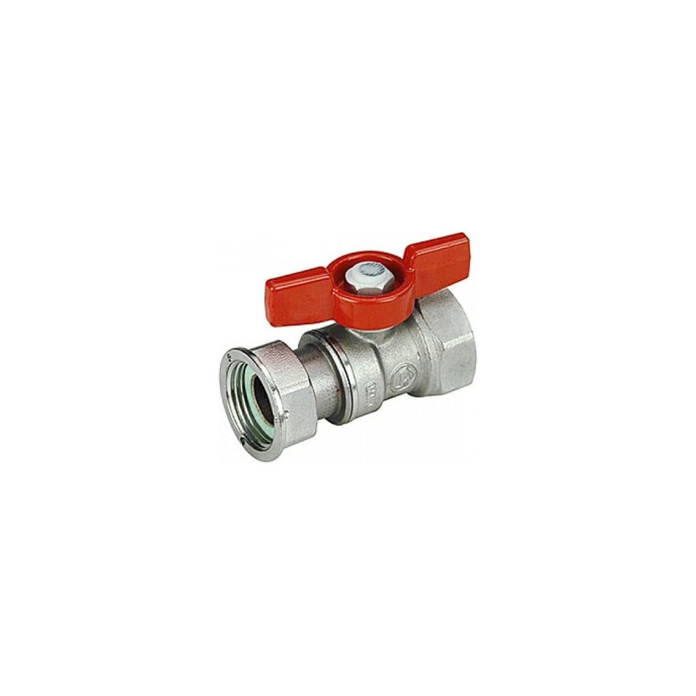 Шаровой кран Giacomini 1/2x3/4 В-В с рукояткой бабочка, латунь R251PY003