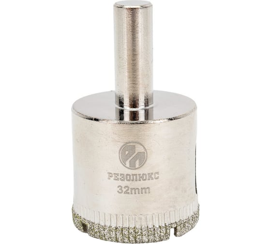 Изображение товара Коронка алмазная без направляющего сверла по стеклу и керамической плитке 32 мм РЕЗОЛЮКС 63032