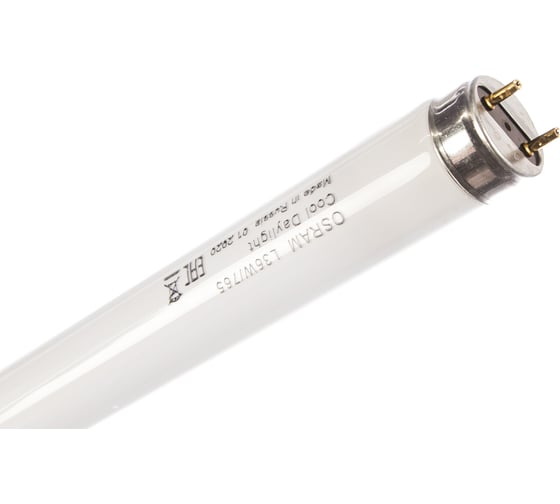 Изображение товара Линейная люминесцентная лампа Osram BASIC T8 36Вт 6500К G13 4008321959836