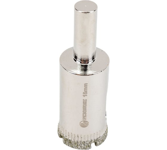 Изображение товара Коронка алмазная без направляющего сверла по стеклу и керамической плитке 18 мм РЕЗОЛЮКС 63018