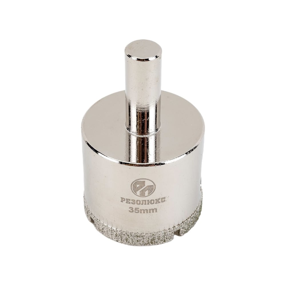 Изображение товара Коронка алмазная без направляющего сверла по стеклу и керамической плитке 35 мм РЕЗОЛЮКС 63035
