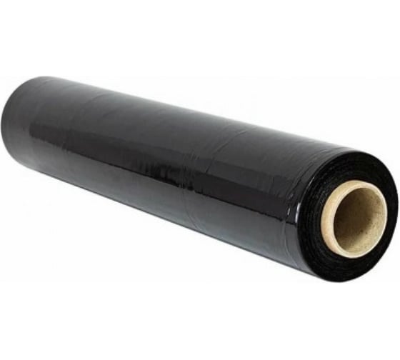 Изображение товара Черная стрейч-пленка ООО "Полимер-Фарм" Премиум 2 кг, 17 мкм, 500 мм 4687202981267